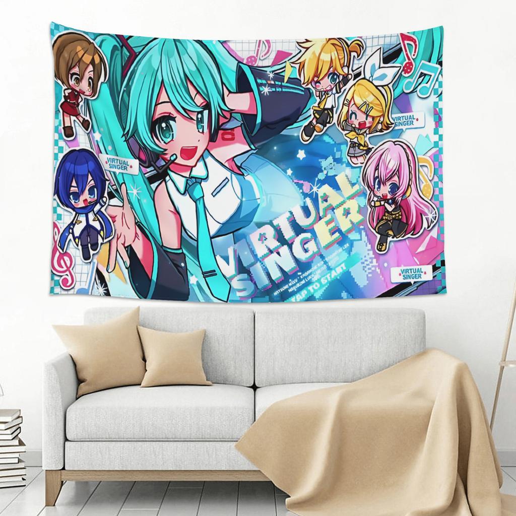 Hatsune Miku Cutecore Tapestry Room decoration Home Decoration Tapestry Decor Accessories Cute Room Decor