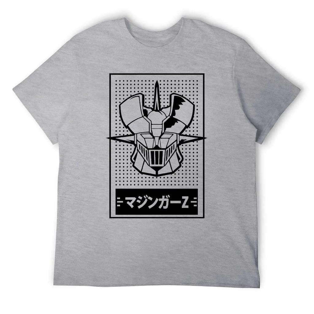 Mazinger Z Bust Essential For Sale T-shirts Casual Graphic T-shirt Crewneck Sports Geek Aactivity Competition USA Size