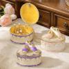 Hand-painted Jewelry Storage Box Zinc Zinc Alloy Small Box Practical Ballet Shoes Trinket Box  Ring Storage