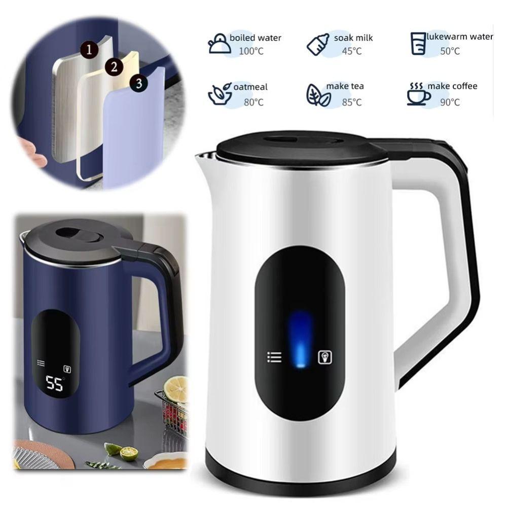 Fast Boil Electric Tea Kettle 2.2L Hot Water Kettle Water Heater Electric Kettle Office
