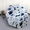 1pc Dog paw prints, bones, hearts, stars. Umbrella with Plastic Handle,Suitable for All Seasons Home Travel Outdoor UmbrellaPT254