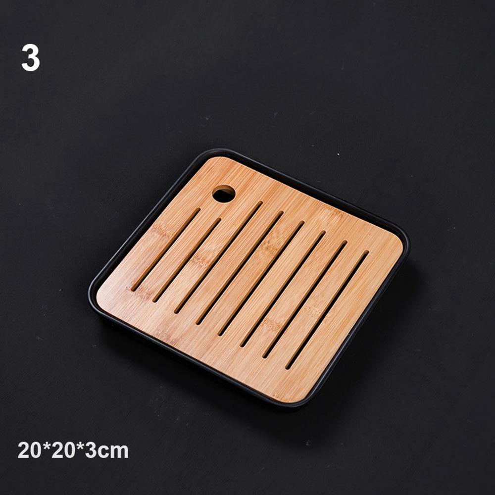 Kung Fu Teas Home & Garden Chinese Drinking Serving Household Trays Bamboo Tea Tray Water Storage