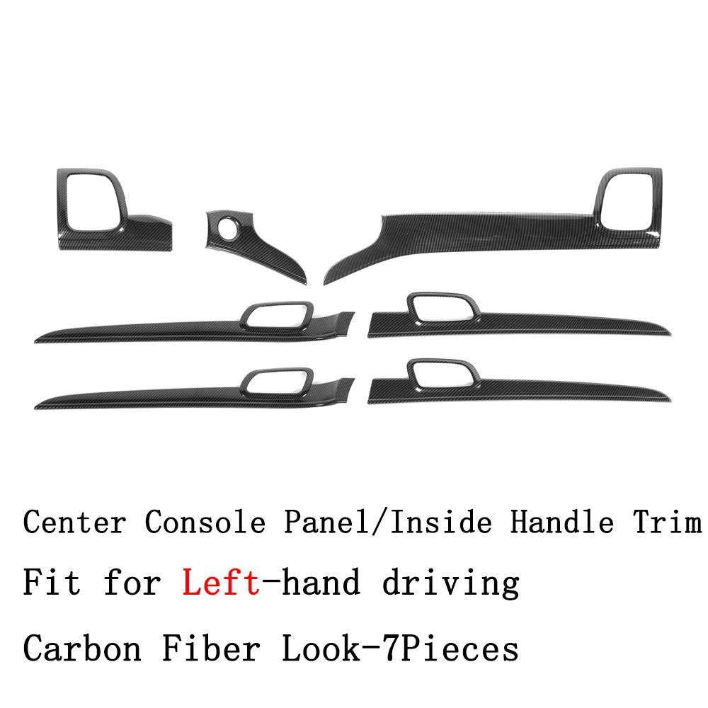 Center Console Door Inner Grab Handle Decoration Cover Trim Stickers for Jeep Grand Cherokee 2011-2025 Car Interior Accessories