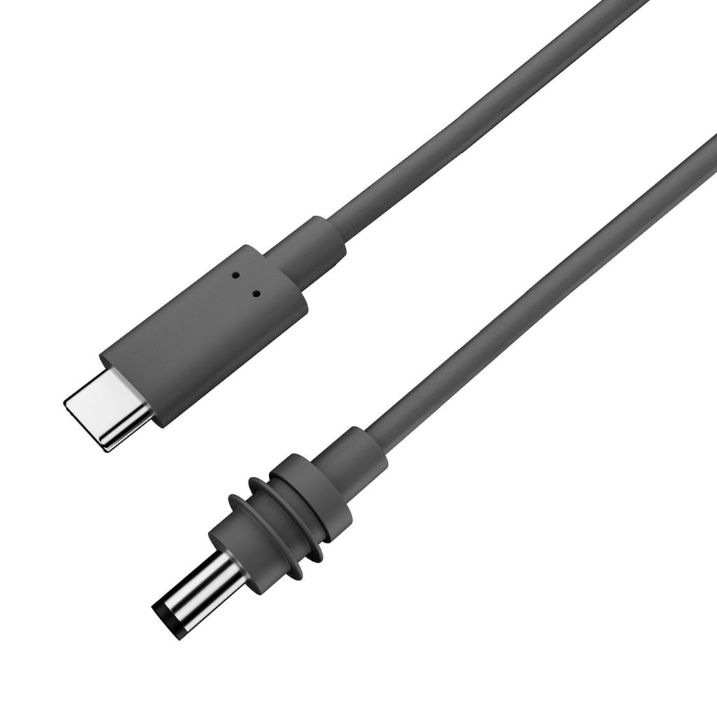 Mini TypeC DC5521 5.5x2.1mm Waterproof Power Cable for Outdoor Use PVC Cord with Overload Mulltiple Protection