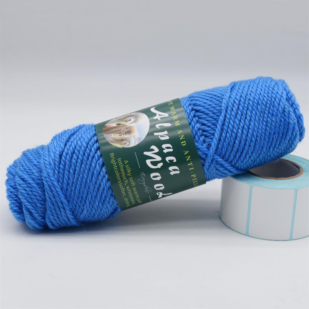 3 Knäuel Alpakawolle Garn 100g/Knäuel, 110m/Knäuel Mehrfarbig Weich & Warm Strick- Häkelgarn für Pullover, Schals, Mützen – 3,5-4,5mm Nadeln/Häkelnadeln