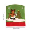 Christmas Kitchen Chair Decor Removable Decorative Chair Cover Festival Theme for Kitchen Table Home Decoration