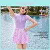 Childrens Swimwear Girl New Style Polyester Quick Dry Sun Protection For Water Sports
