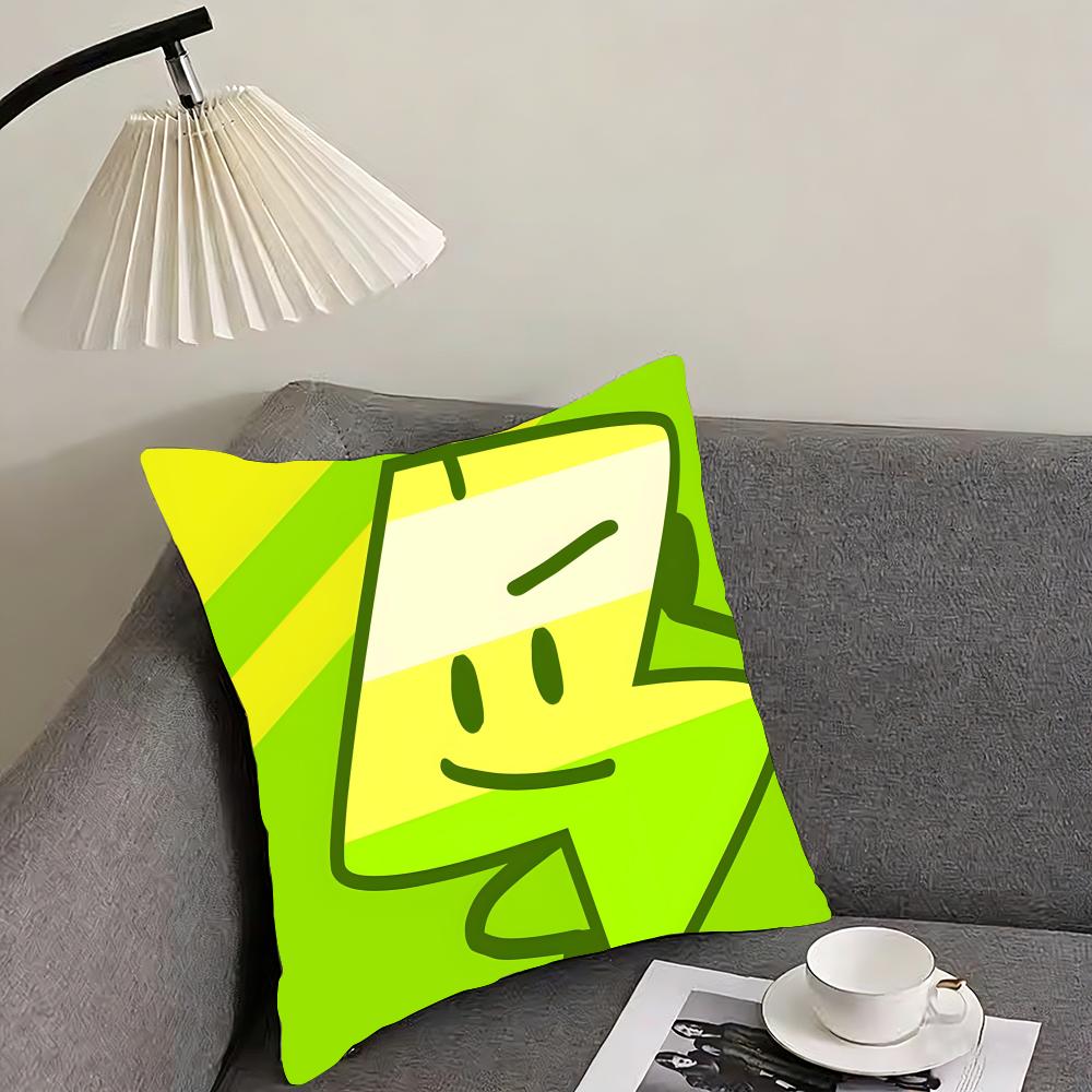 Battle For Dream Island Cartoon Cushion Cover Pillowcase Ultra Soft Skin Friendly Fabric Cloud Like Comfort & Concealed Zipper