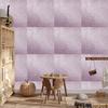 Light gray and purple glitter wallpaper for living room and bedroom 50x1000