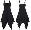 Women Midi Dress For Summer With Elegant Sleeveless Design And G-string Style**