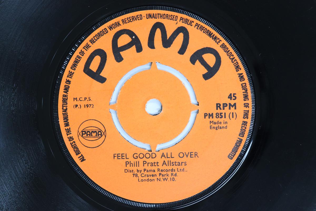 7inch Record PHIL PRATT ALL STARS HORACE ANDY Feel Good All Over Dangerous PM851 Pama Records 1972 UK Reggae Ska Dub Used