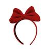 [NAKAMARU] Cosplay Headband with Ribbon, Red, for Girls, Hairband, Hair Clip, Costume