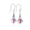 Morganite Gemstone 925 Sterling Silver Jewelry Drop/Dangle Earrings1.80" For Her EE-50-11