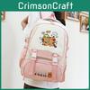 Pattern Kids Capybara Backpack Ergonomic Shoulder Straps Bag For Travel School