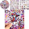 Premium Digital Circus Cartoon Stickers 60 Stickers Diverse Shapes Easy Stick-on Installation