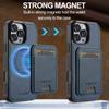 LC.IMEEKE L3 For iPhone 16 Pro Max Magnetic Case Detachable Card Holder Leather+TPU Mobile Cover