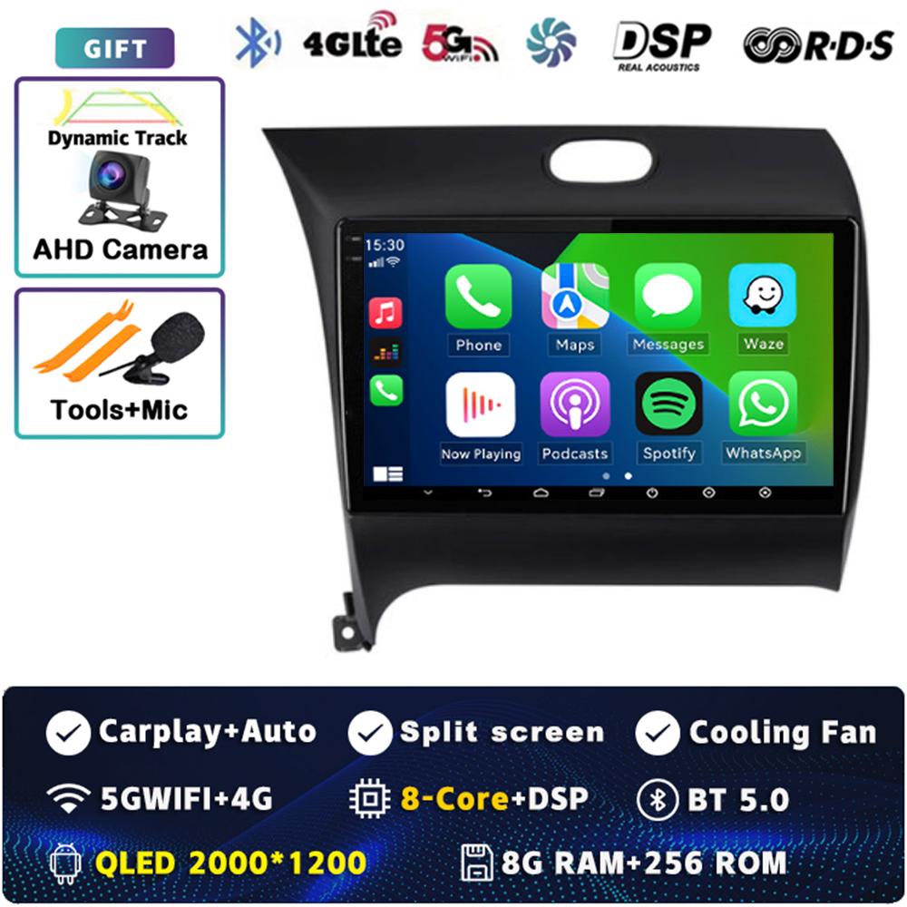 Android 14 Carplay Auto For Kia K3 Cerato Forte 2013 - 2017 3 YD Car Radio Player Multimedia Stereo Navigation 4G+WIFI Head Unit