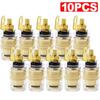 Banana Plug Connector Audio Jack Socket 4mm Binding Post For Amplifier Speaker Terminal Board Gold Plated Consumer ElectronicsGood product
