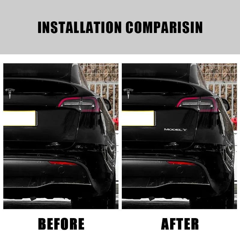 1Pc Car Styling Logo Badge For Tesla Model 3 Model S Models Y X ABS 3D Rear Trunk Body Emblem Sticker Decal Decorate Accessories