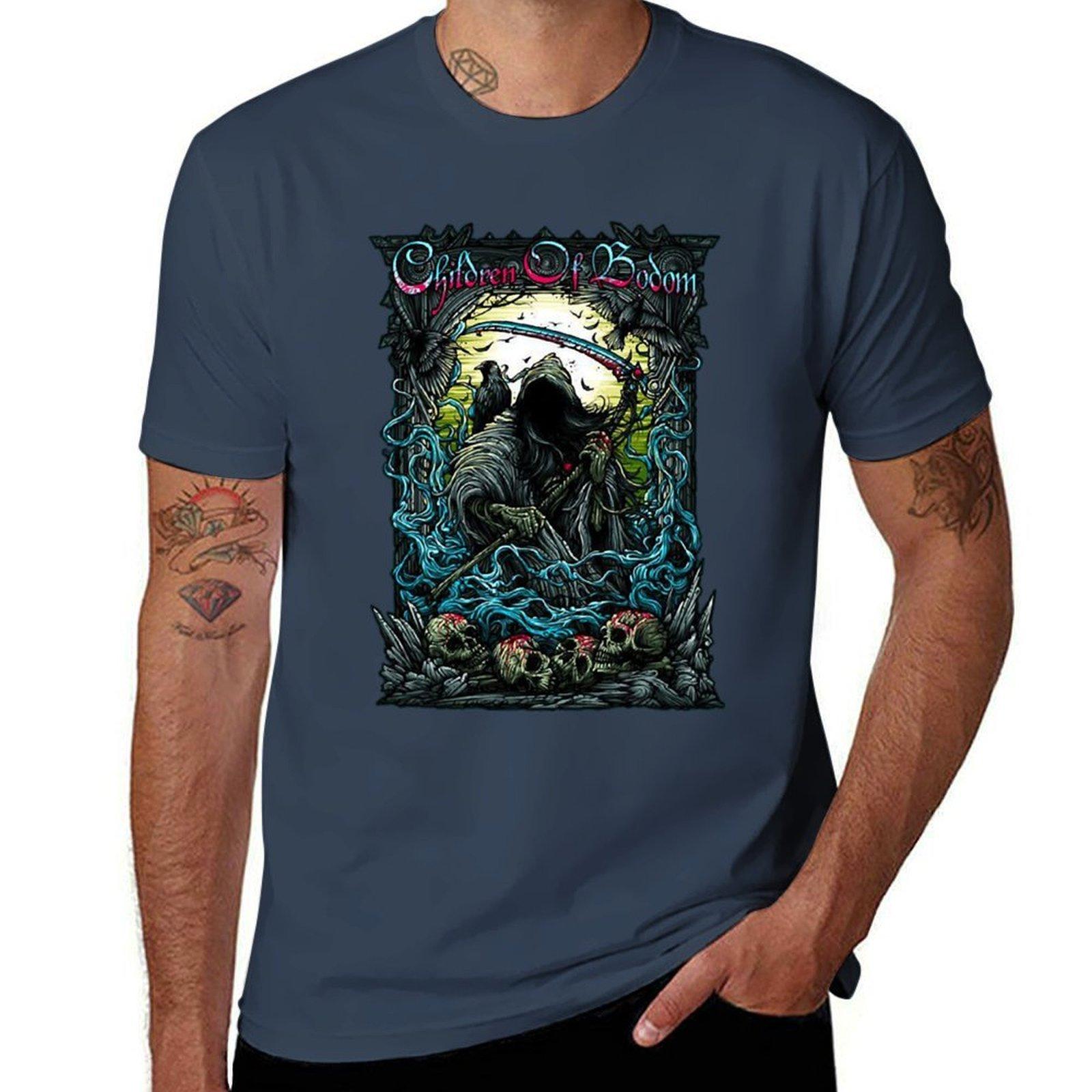 Children Of Bodom Tshirt Antiwrinkle Short Sleeve Tshirt S