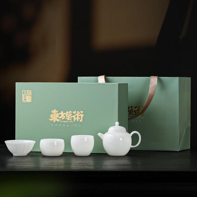 

Qimingxuan Thin-Walled White Porcelain Tea Set