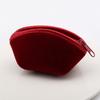 Jewelry Storage Bag Red Velvet Household Supplies Washable Ear Studs Necklace Ring Travel Bag Pretty Storage Washable