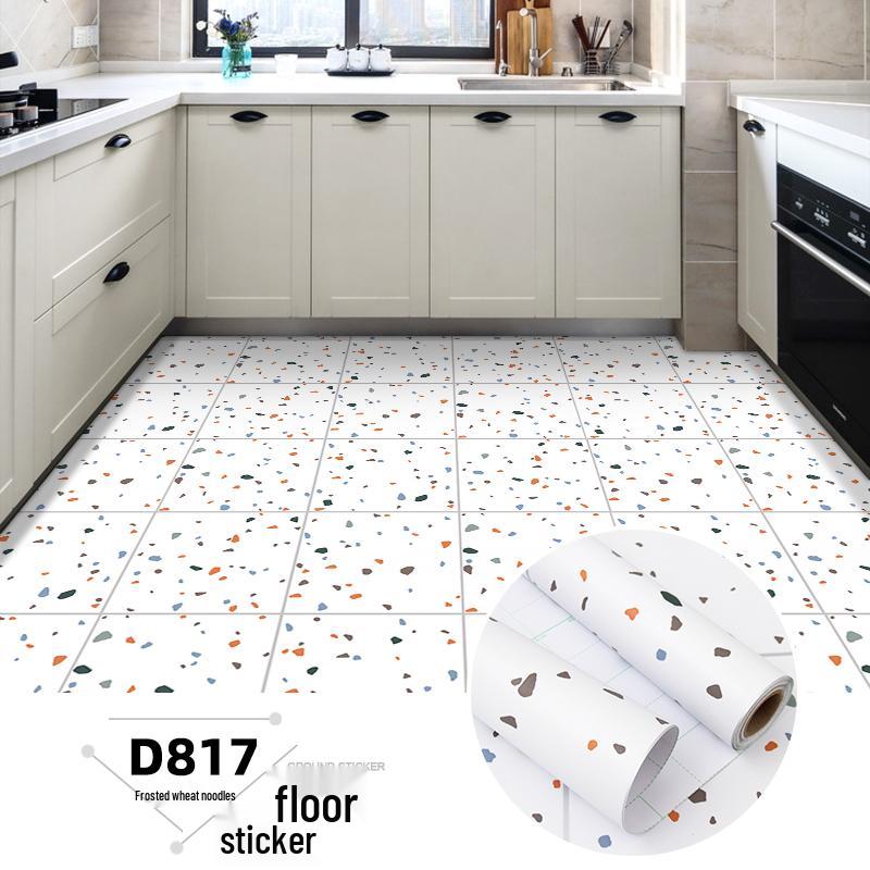 Thickened Waterproof Self-Adhesive Floor Tiles for Bathroom Renovation