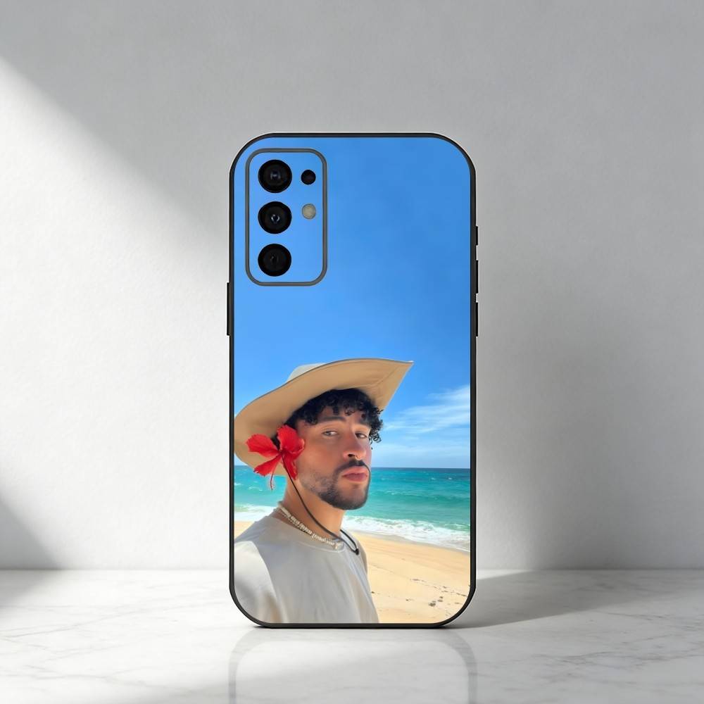 Singer Bad Bunny Benito Phone Case For Samsung S25,S24,S21,S22,S23,S30,Ultra,S20,Plus,Fe,Note,5G Black Cover