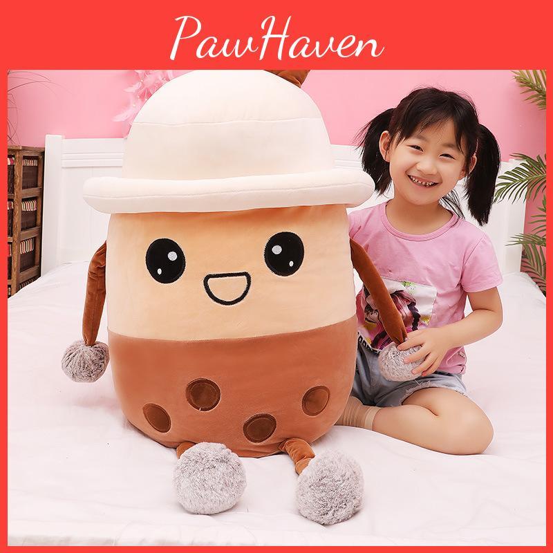 Milk Pearl Tea Plush Toy Cartoon Stuffed Doll Bedroom Decoration Kids Gifts