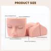 Eyelash Mannequin Head Lash Eyelashes Extension Soft Realistic Multiuse Make Up Training for Makeup