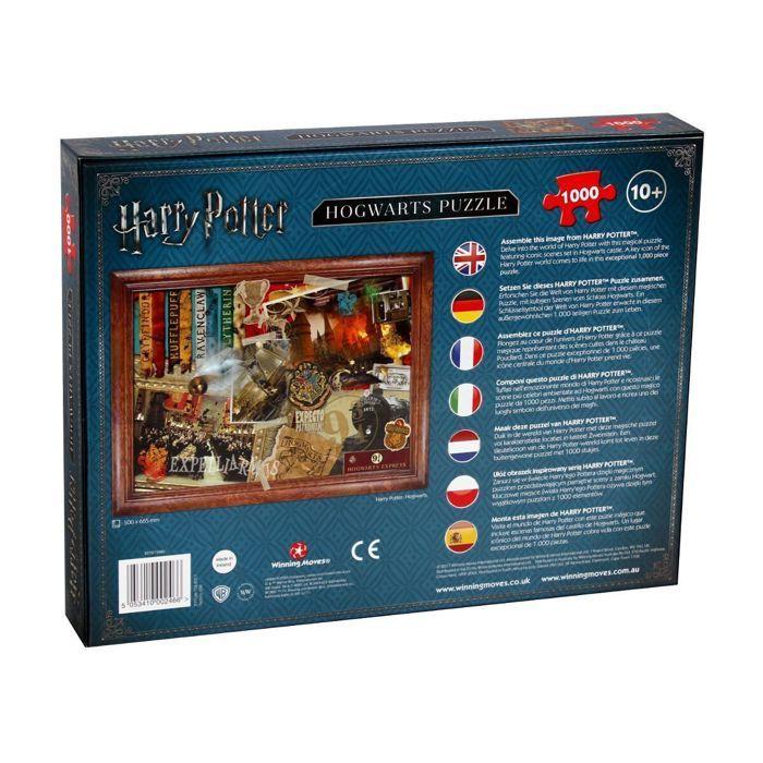 Puzzle - WINNING MOVES - Harry Potter - 1000 pièces - Poudlard - Thème Fantastique