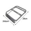Motorbike Rear Tail Box Carrier Basket Rack Shelf with Screw Bracket Holder Trunk