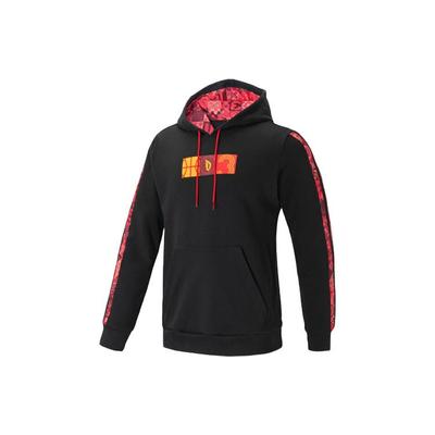 adidas Rok Tygrysa Edycja Limitowana Bluza z Kapturem z Nadrukiem Kontrastowego Wzoru Męska Góra Czarna HF5879