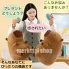 merkmal shop Capybara stuffed toy, runny nose, soft, skin-friendly, 22cm33cm45cm, fluffy, cute, soothing capybara interior store decoration (Large