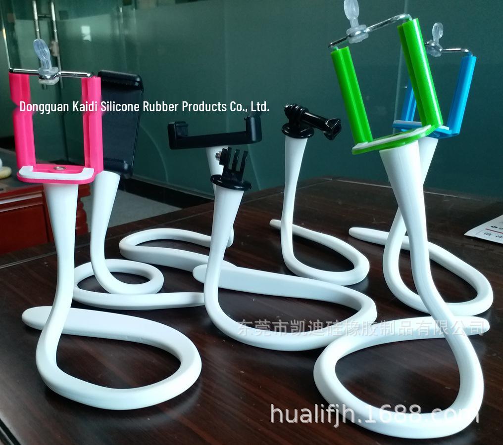 Multi-Purpose Silicone Fan & Monitor Mount for Strollers, Desktops, and More Gray