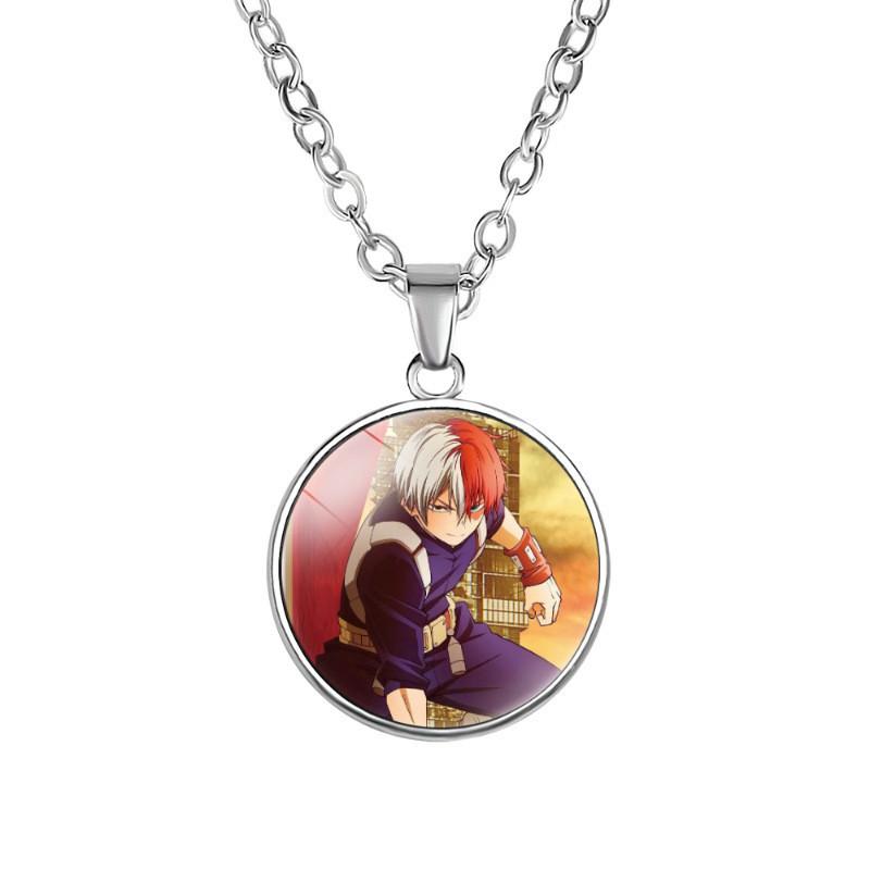 My Hero Academia Pendant Necklace Handmade Alloy Cartoon Character Jewelry
