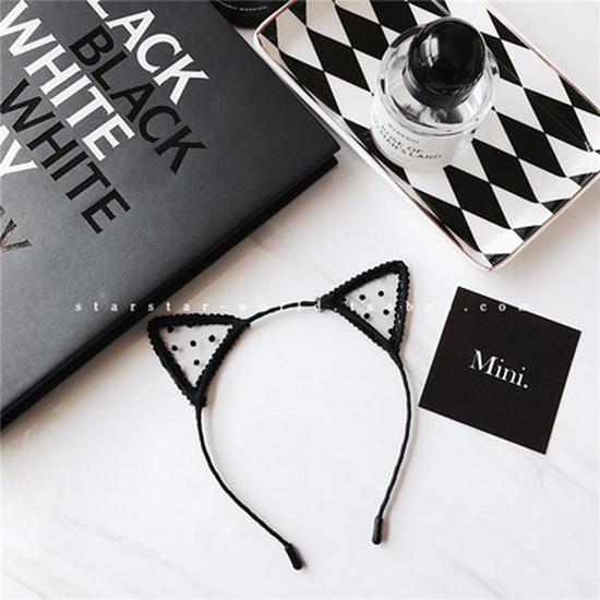 Love Lingerie: Cute Cat Ears Hairpin - Korean Style for Christmas Parties