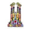 Magnes Barcelona Sagrada Familia & Tancerka Flamenco - Pamiątka z podróży po Hiszpanii