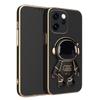 For OPPO Reno 15 Pro 15F Case Shining Astronaut Spaceman Bracket Holder Design Soft Plating For OPPO Reno 15F 15 Pro Back Cover