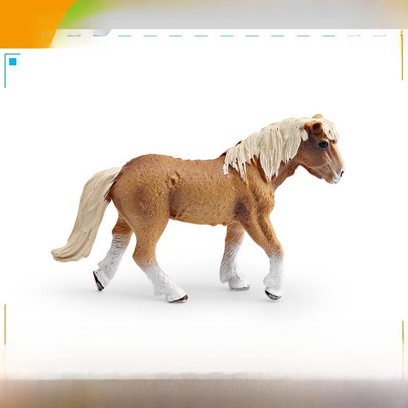 Pony Pvc Animal Figure With Detailed Texturing For Educational And Collection Use