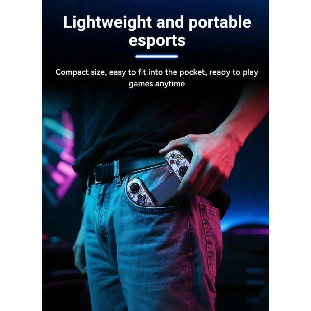Wireless Gaming Stretching Controller for Switch/PC/Android/iOS Hall Joysticks Foldable Type-C Interface Gamepad NEW