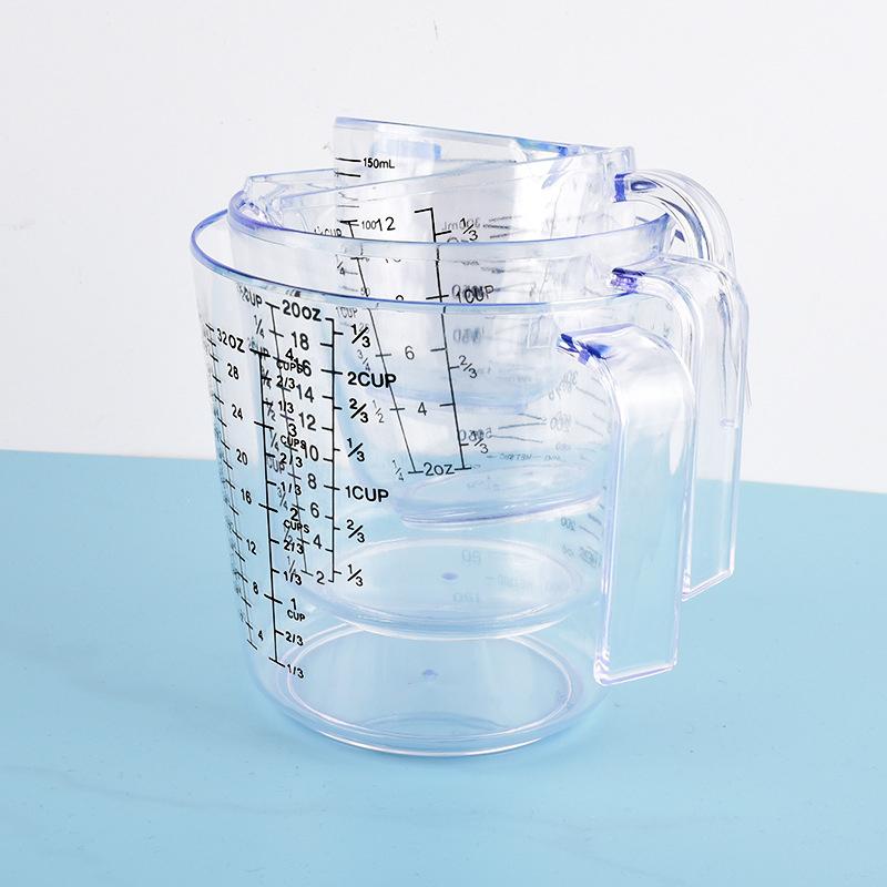 150/300/600/1000Ml 1 Pcs Baking Liquid Measuring Cups Scale Cup Plastic Mixing Cup Kitchen Baking Tools