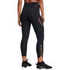 Under Armour Pantaloni sportivi da donna Vanish Elite con stampa logo, a vita alta, traspiranti, slim fit, comodi, neri 1386402-001