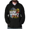 PACMAN Arcade Game Welcome To New Jersey Hoodie Hooded Sweatshirt Men Women