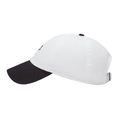 Nike Logo Cotton Baseball Cap Unisex Hats White Black FB5368101