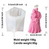 Groom and Bride Shape Silicone Candle Mold Perfect Gift for Art Enthusiasts