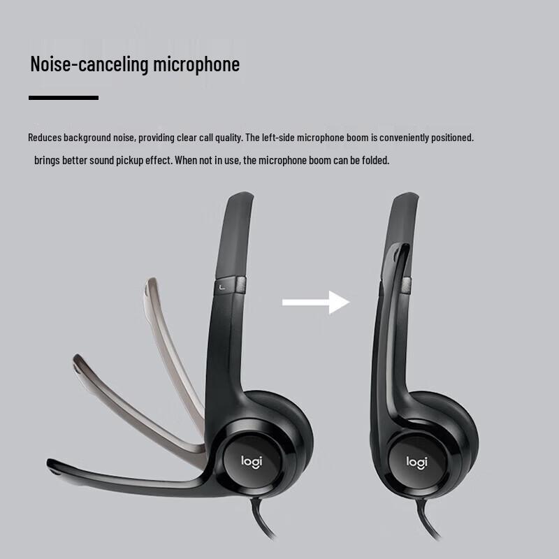 Logitech H390 Stereo USB Wired Headset