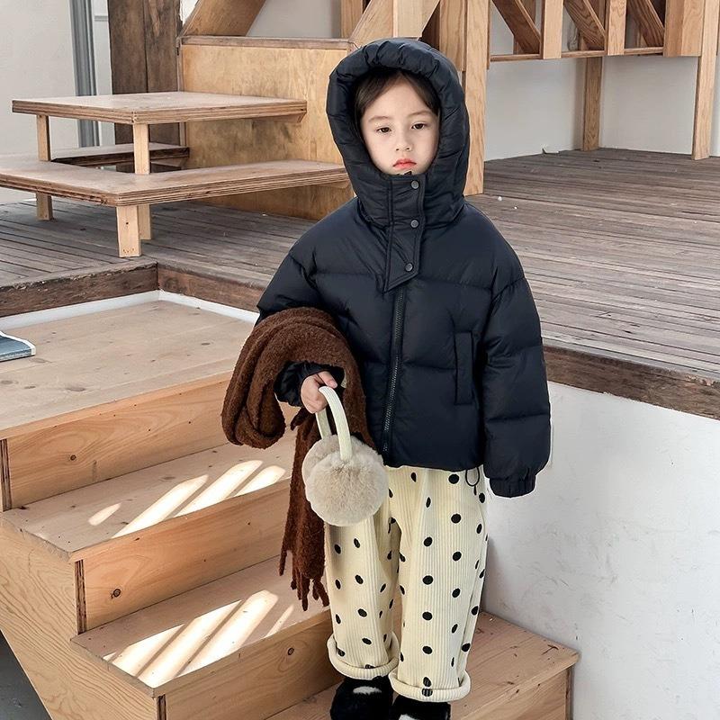 Abrigos de plumón cálidos de invierno para niños Chaquetas acolchadas de otoño para niños Ropa para niños y niñas Ropa exterior con capucha para bebé