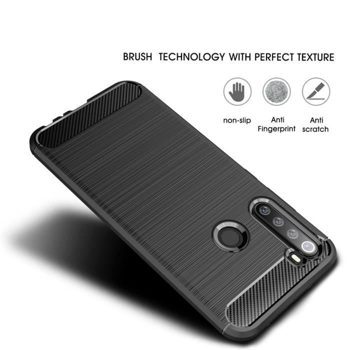 Case - Xiaomi - Redmi Note 8 - Flexible - Shockproof - Lightweight - Black