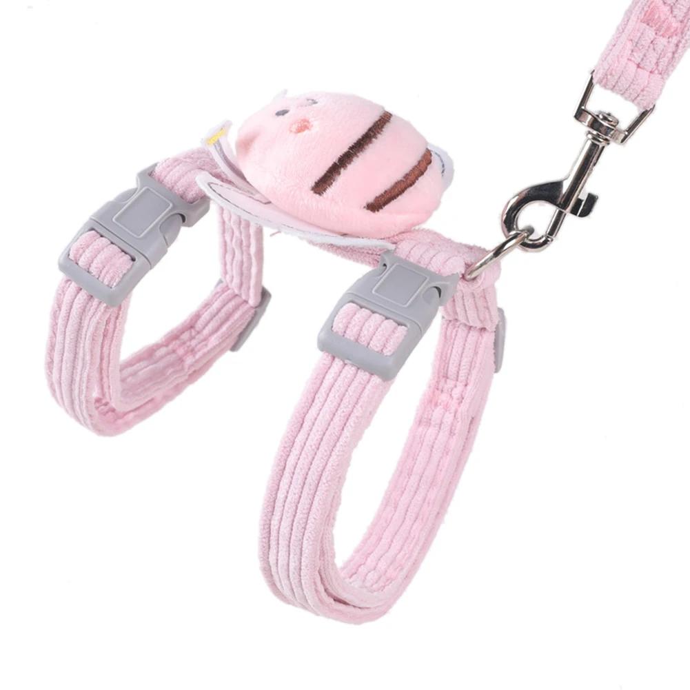 Cat Product Pet Traction New Cute Pattern Comfortable Dog Cat Collar Adjustable Long Strip Pet Harness Belt